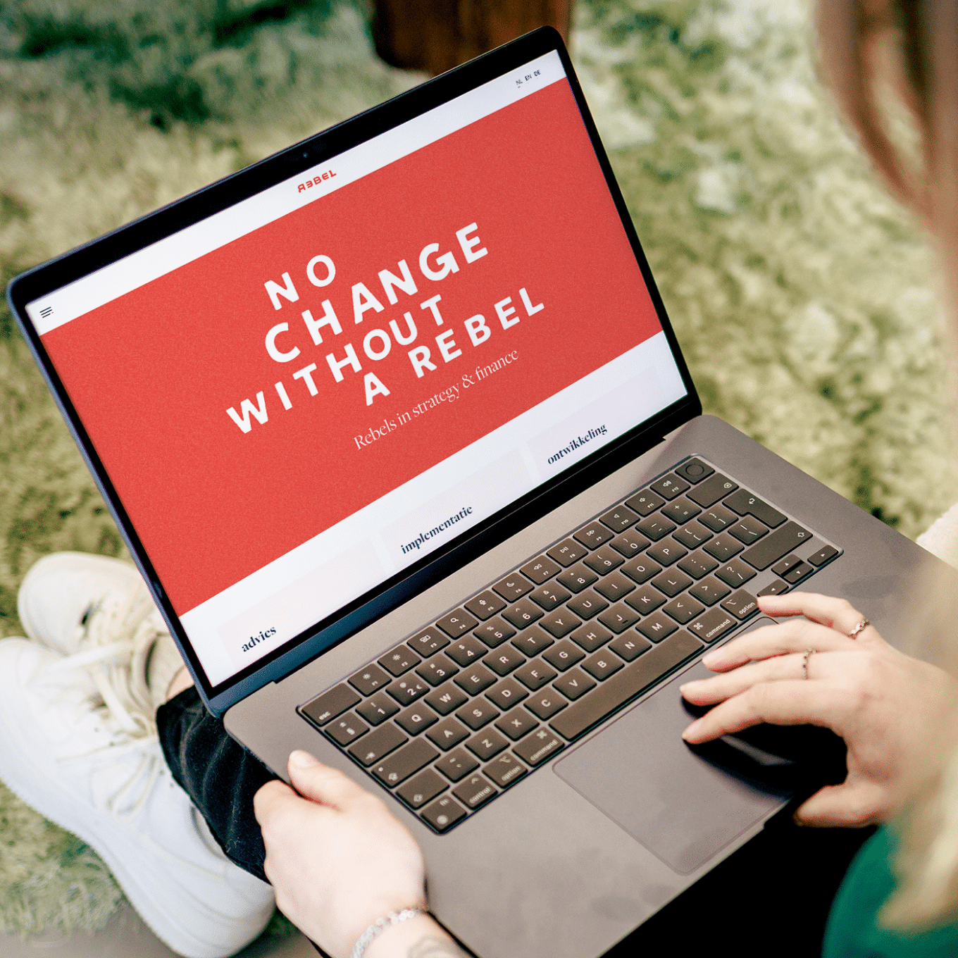 De website van Rebelgroup