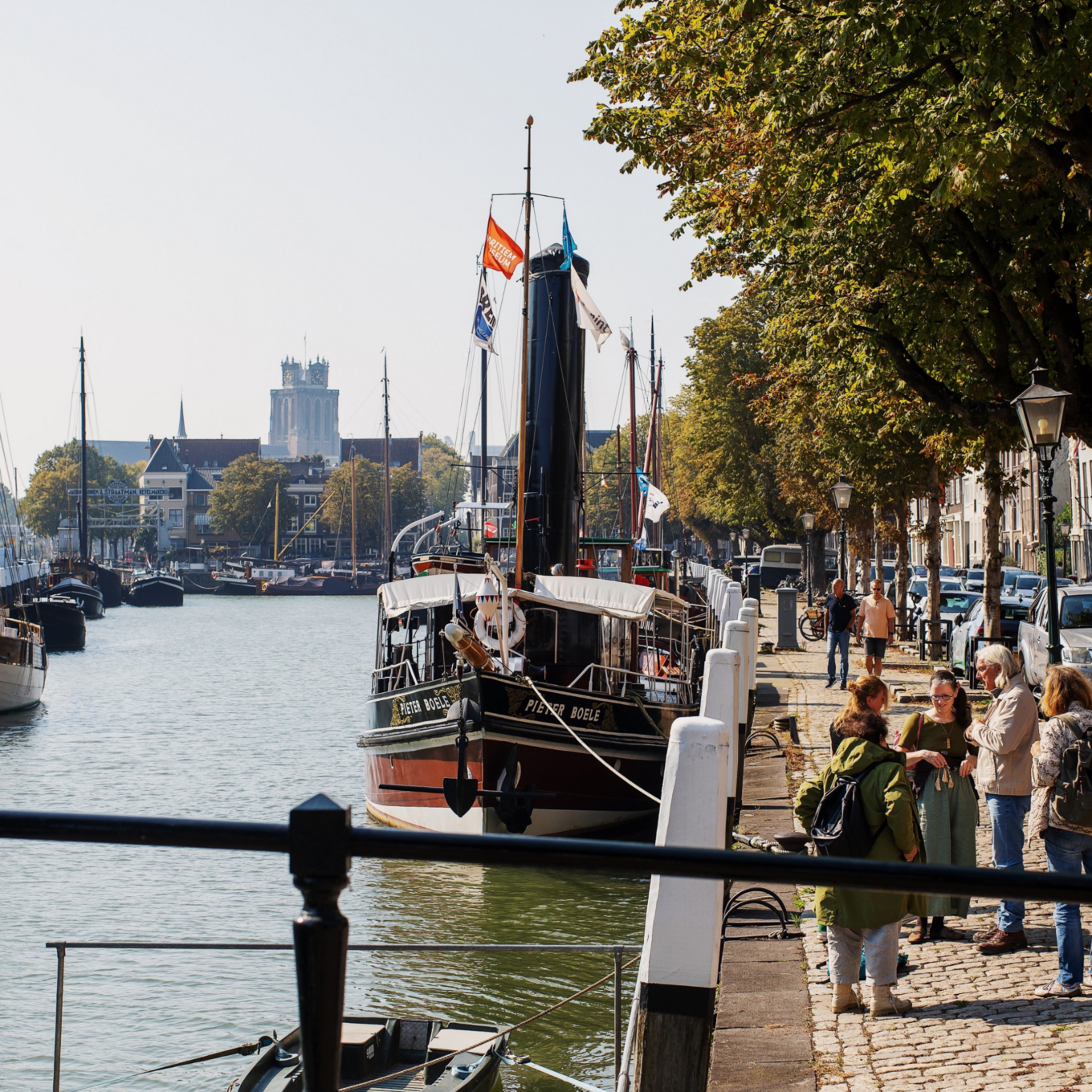 Sfeer - foto van de haven van Dordrecht