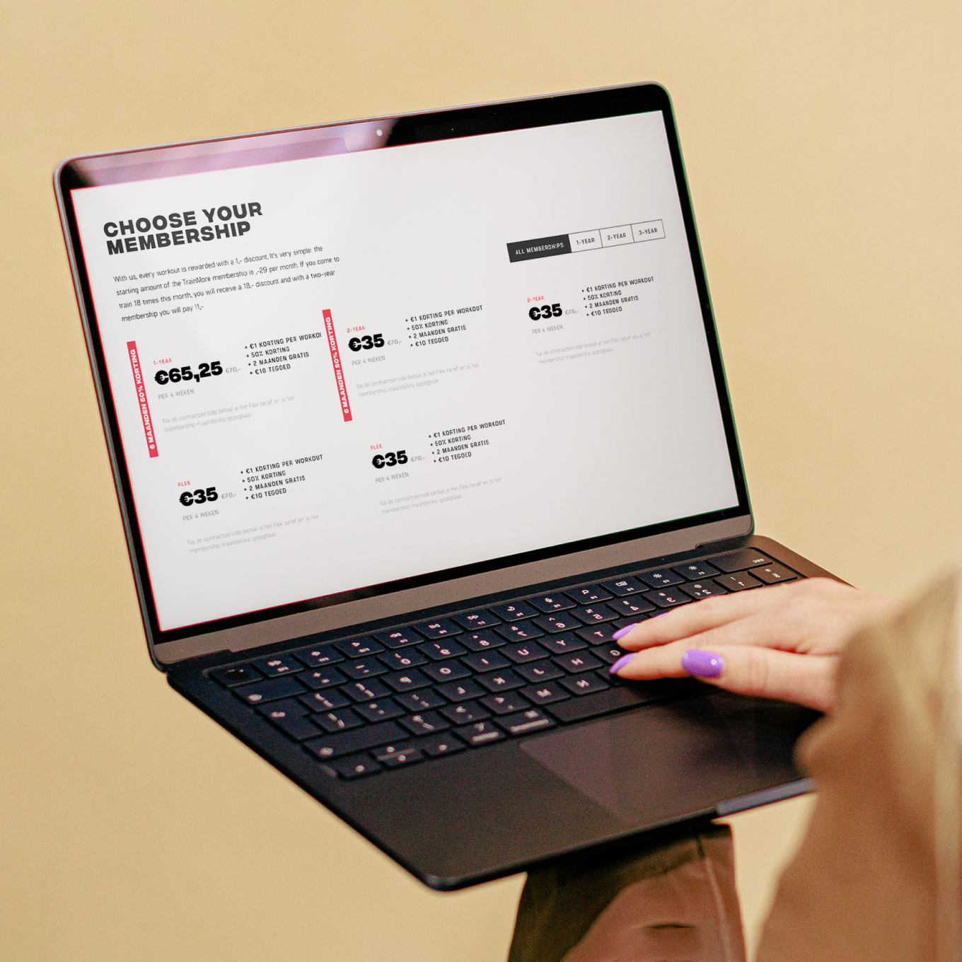 case - mock-up Trainmore