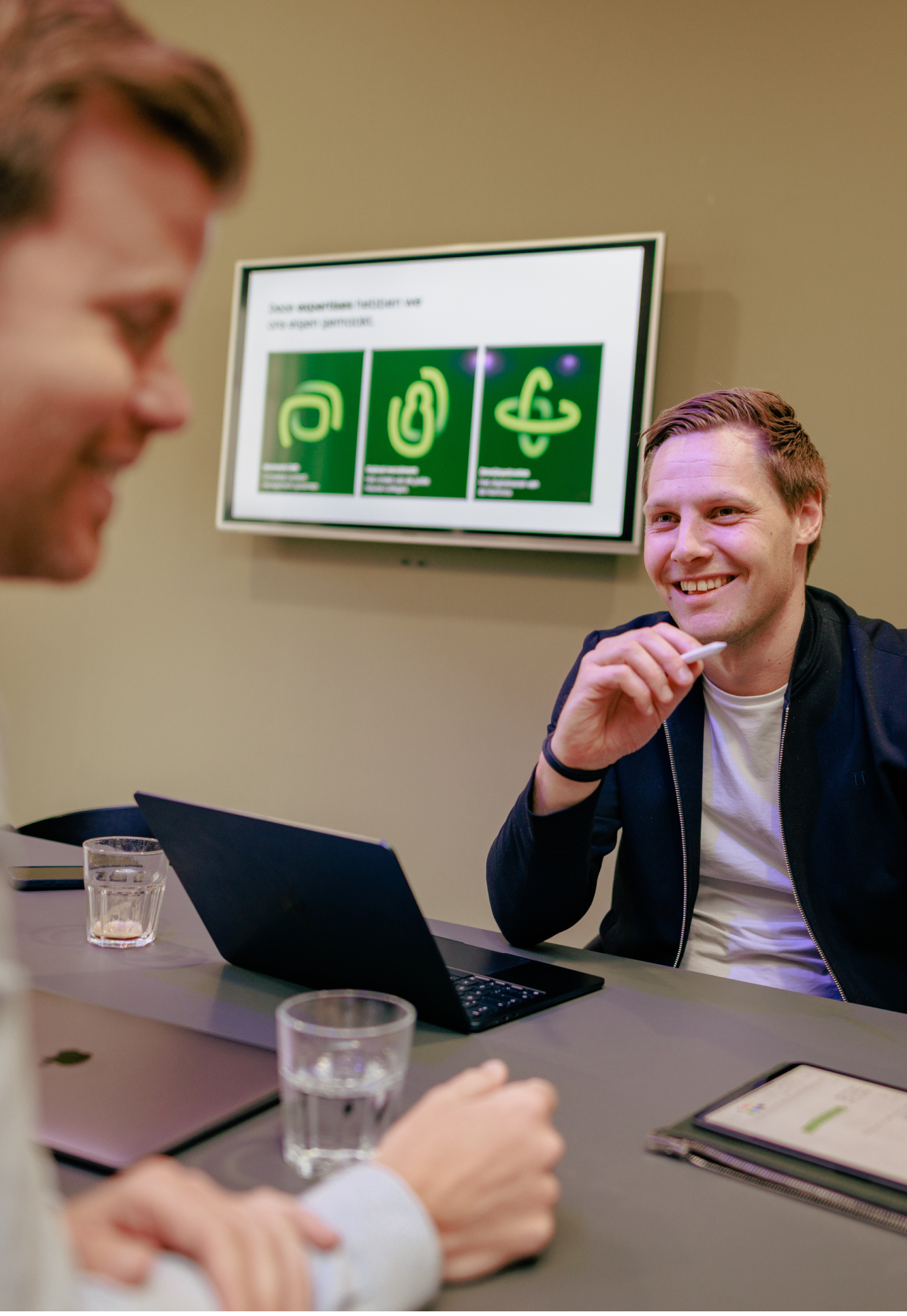 Jeroen en Fabian in gesprek