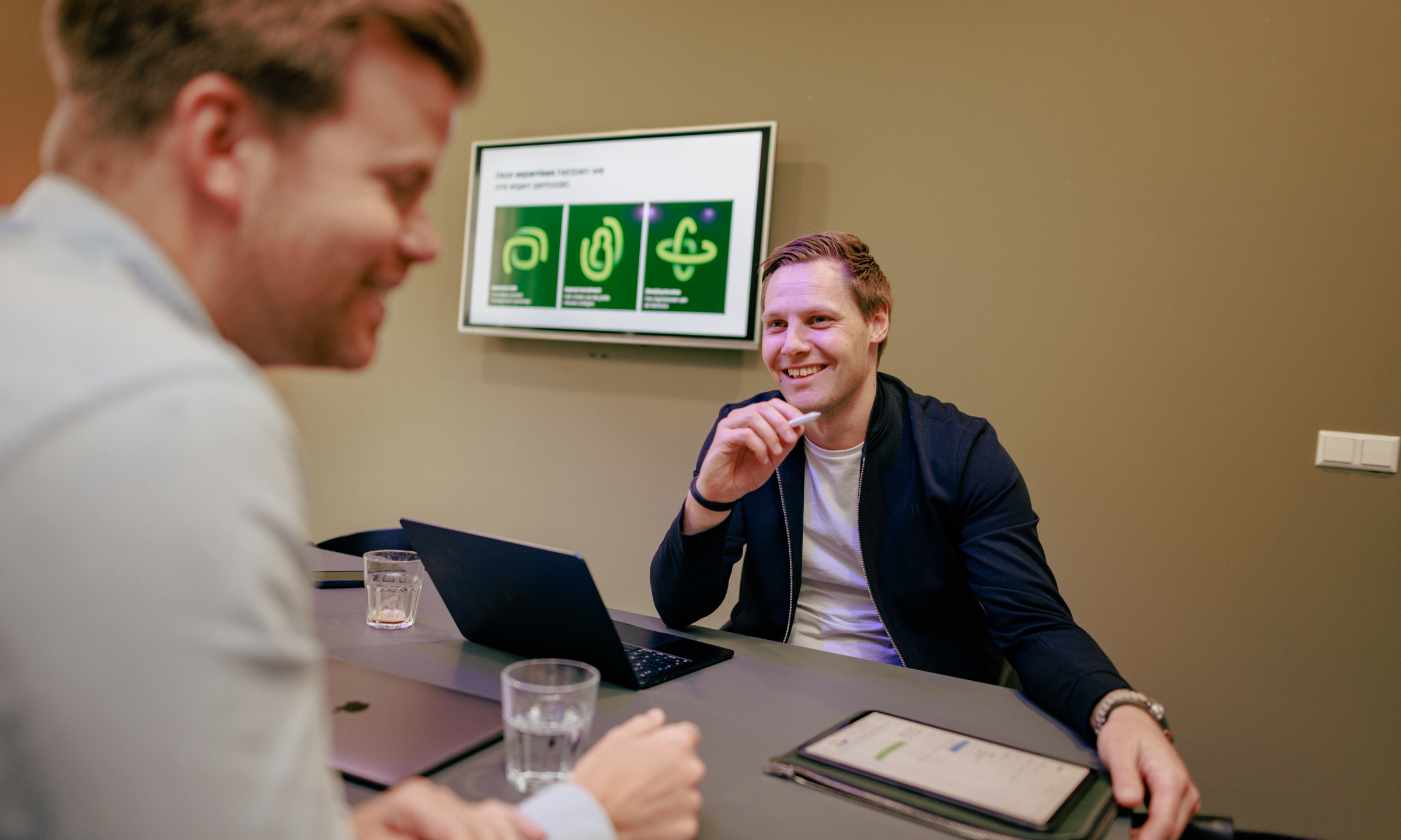 Jeroen en Fabian in gesprek